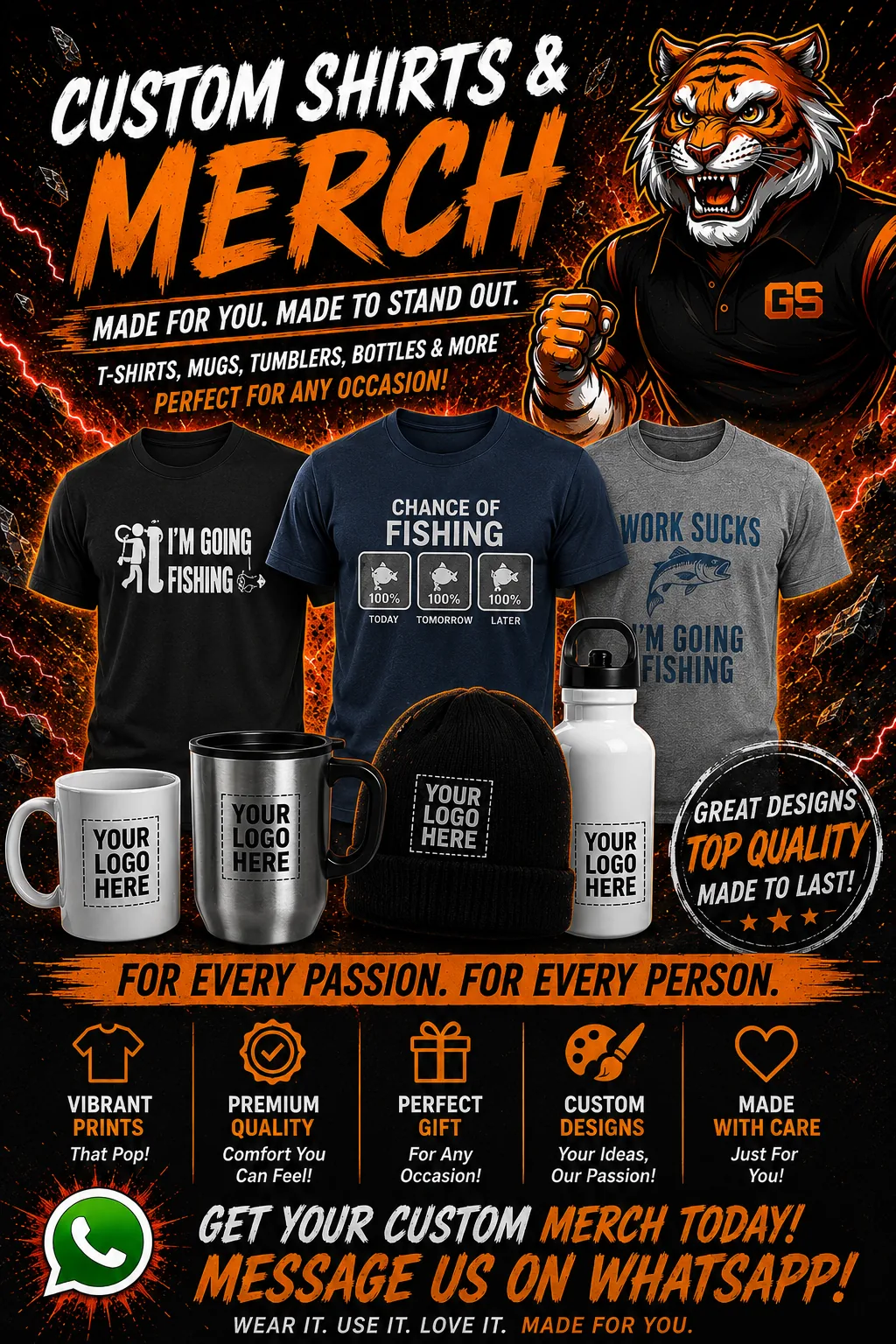 GraphicsS custom merchandise